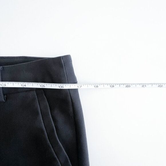 RW & Co. Womens Tailored Pants Slim Leg Signature Fit Career Wear Black Size 10 - Picture 6 of 9